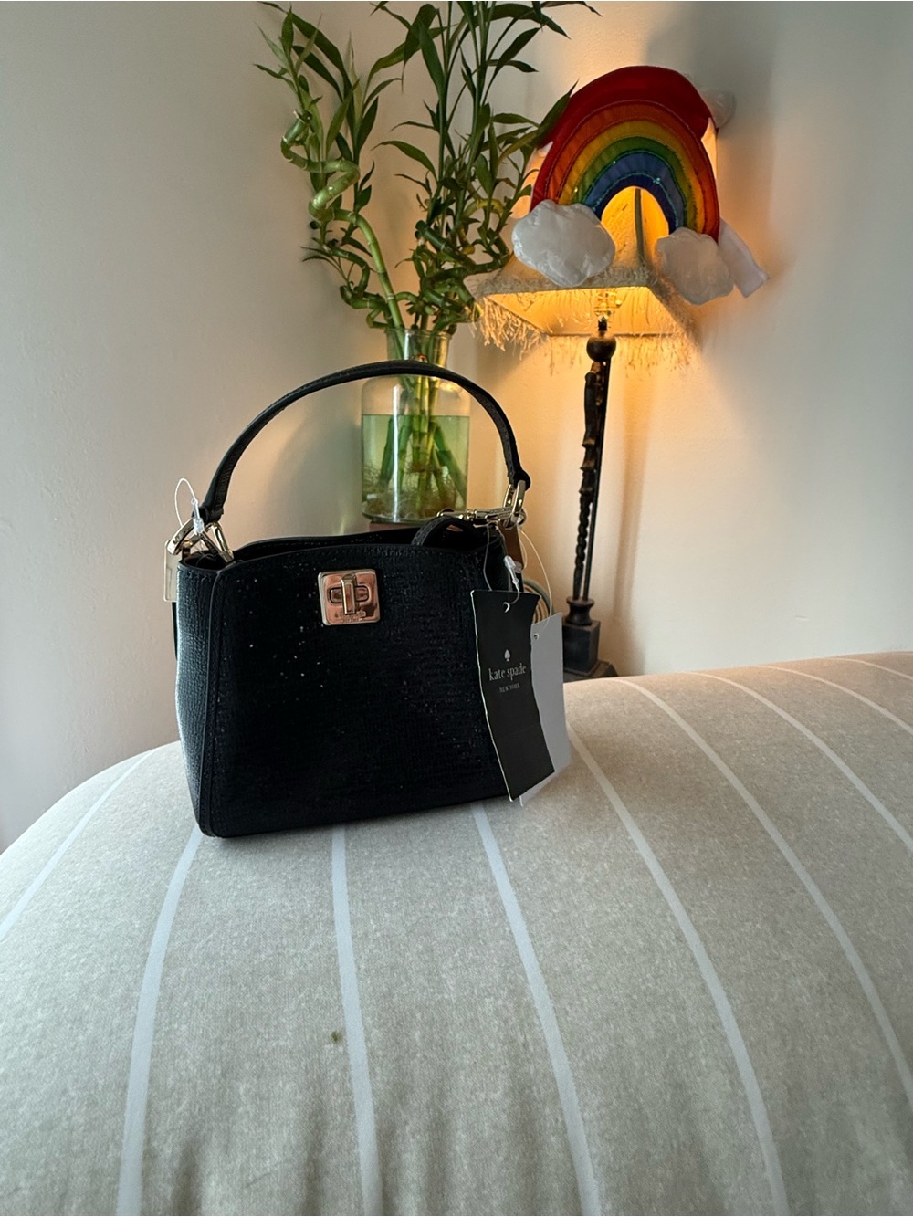 kate spade Black Top-Handle Mini Bag BRAND NEW WITH TAGS